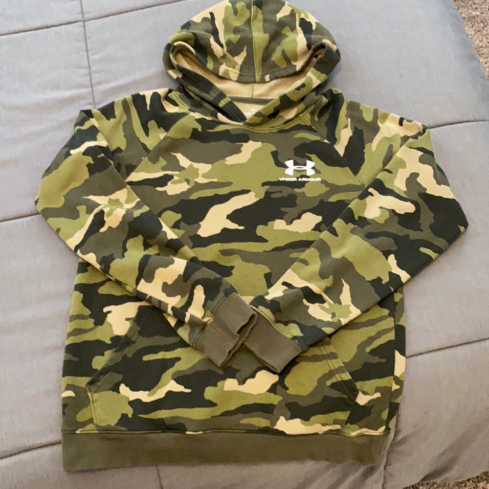 Boys UA Camo Hoodie